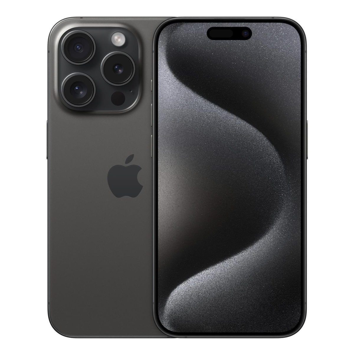 Refurbished Apple iPhone 15 Pro Black Titanium 6.1" 128GB 5G Unlocked & SIM Free Smartphone