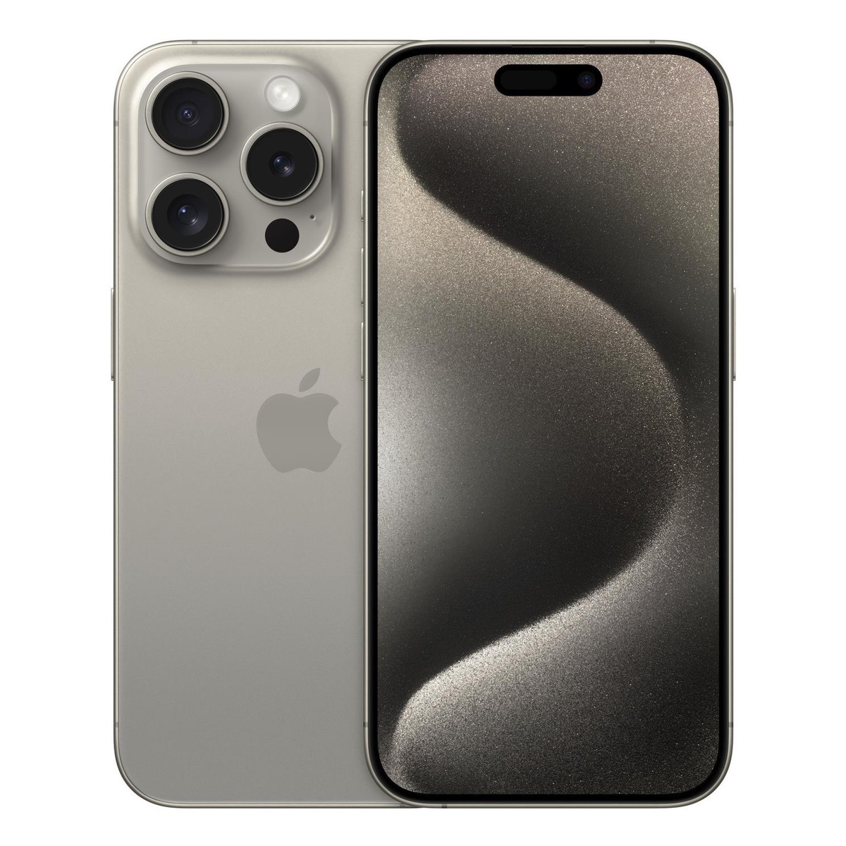 Refurbished Apple iPhone 15 Pro Natural Titanium 6.1" 128GB 5G Unlocked & SIM Free Smartphone image 1