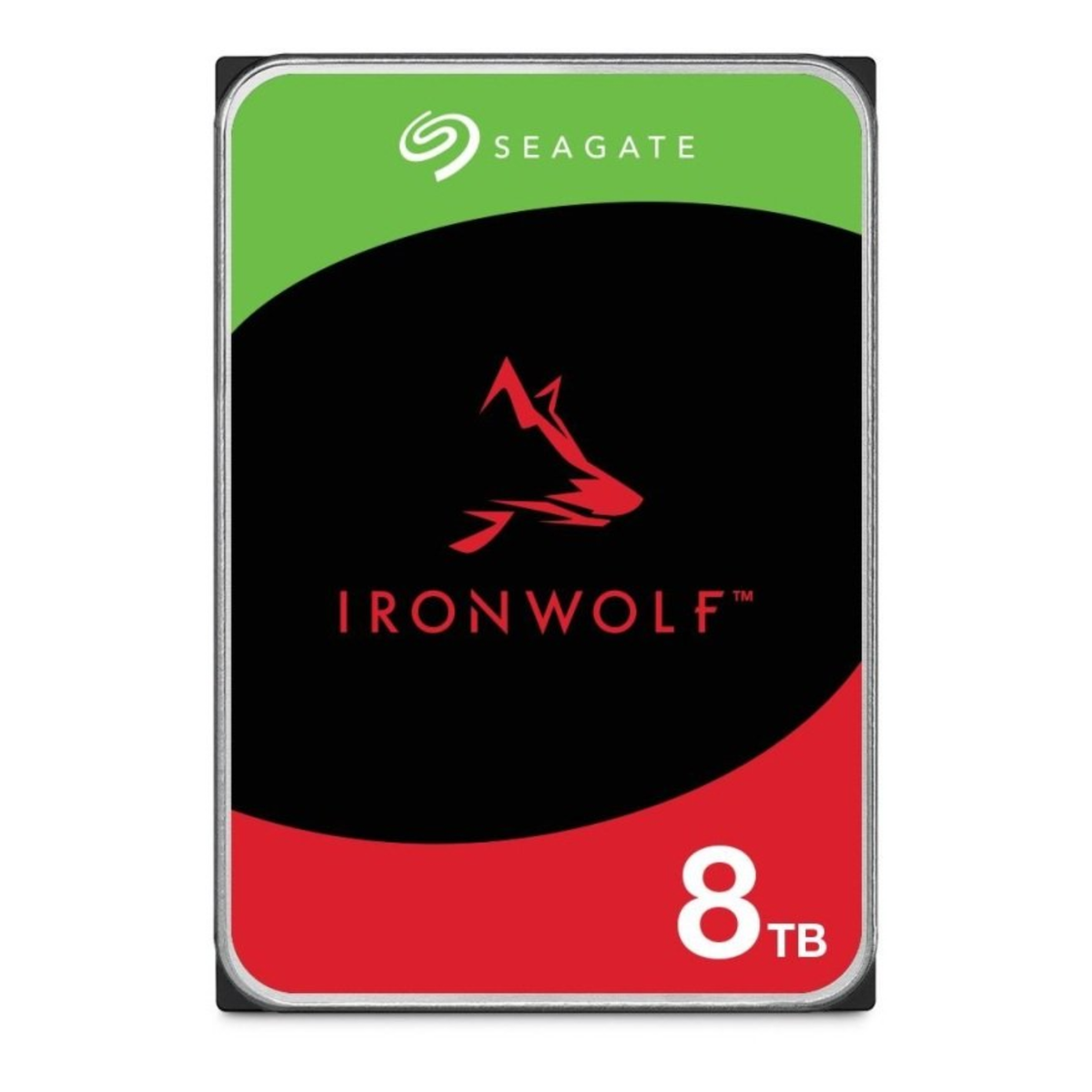 Box Opened Seagate IronWolf 8TB 3.5 Inch SATA Internal Hard Disk Drive