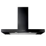 Rangemaster 90cm Slimline Chimney Cooker Hood - Black image 1