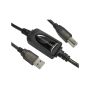 OEM 15cm Type A to Type B USB Black Cable  image 1