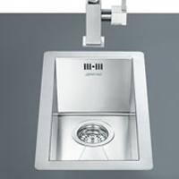 Smeg VQ20 Quadra 20cm Half Bowl ULP Sink image 1
