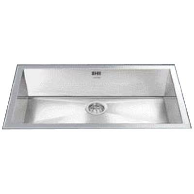Smeg VQ72-2 Quadra Single Bowl Ultra Low Profile Sink image 1