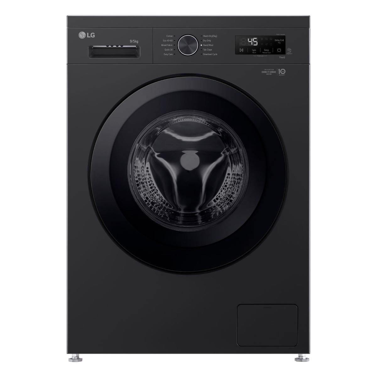 GRADE A1 - LG Series 2 Direct Drive 9kg Wash 5kg Dry 1400rpm Washer Dryer - Black