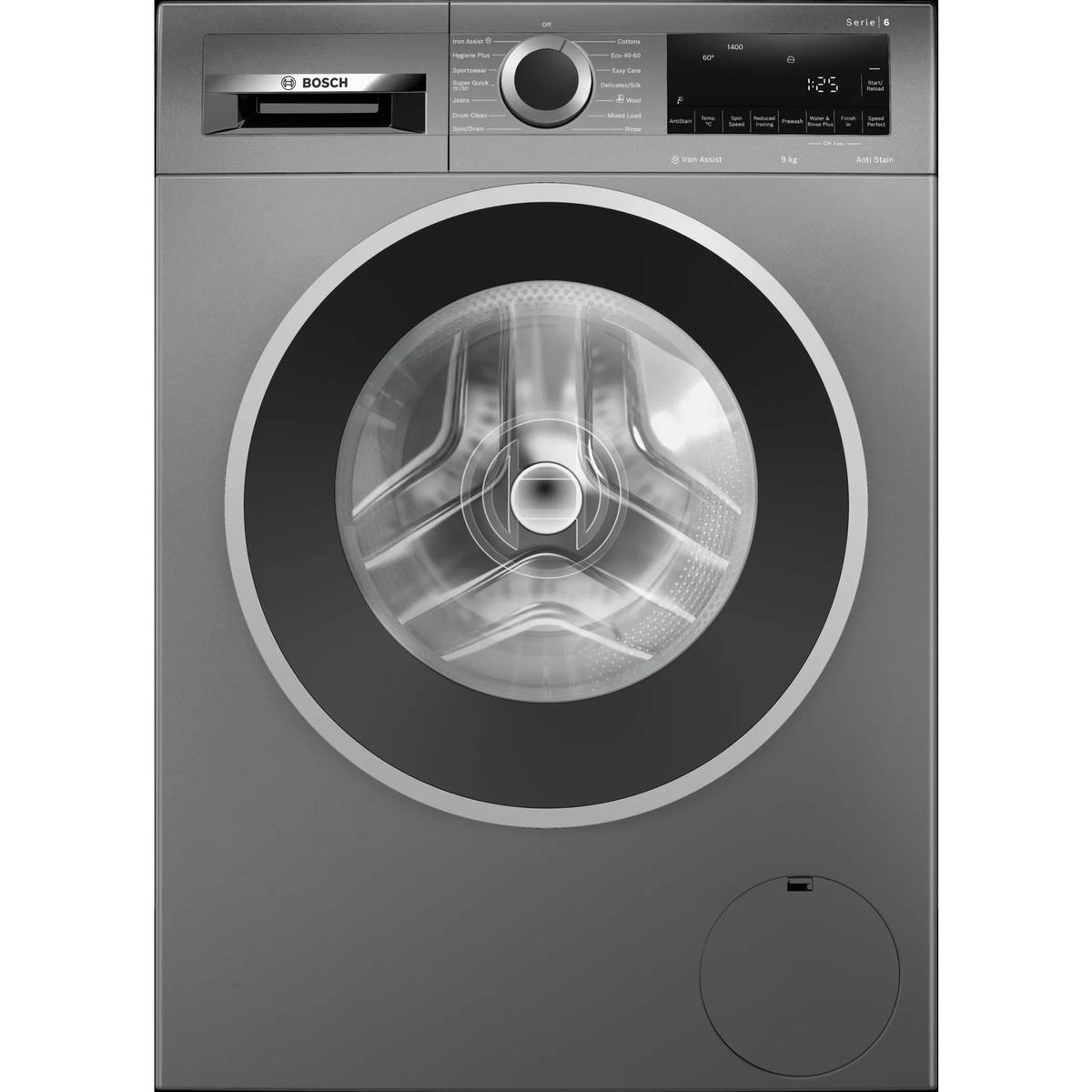 Refurbished Bosch WGG244ZCGB Series 6 9kg 1400rpm Washing Machine - Graphite
