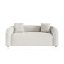 Zuri 3 Seater Cream Boucle Sofa  image 1