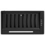 GRADE A1 - electriQ 52cm Canopy Cooker Hood with Baffle Filters - Black image 1