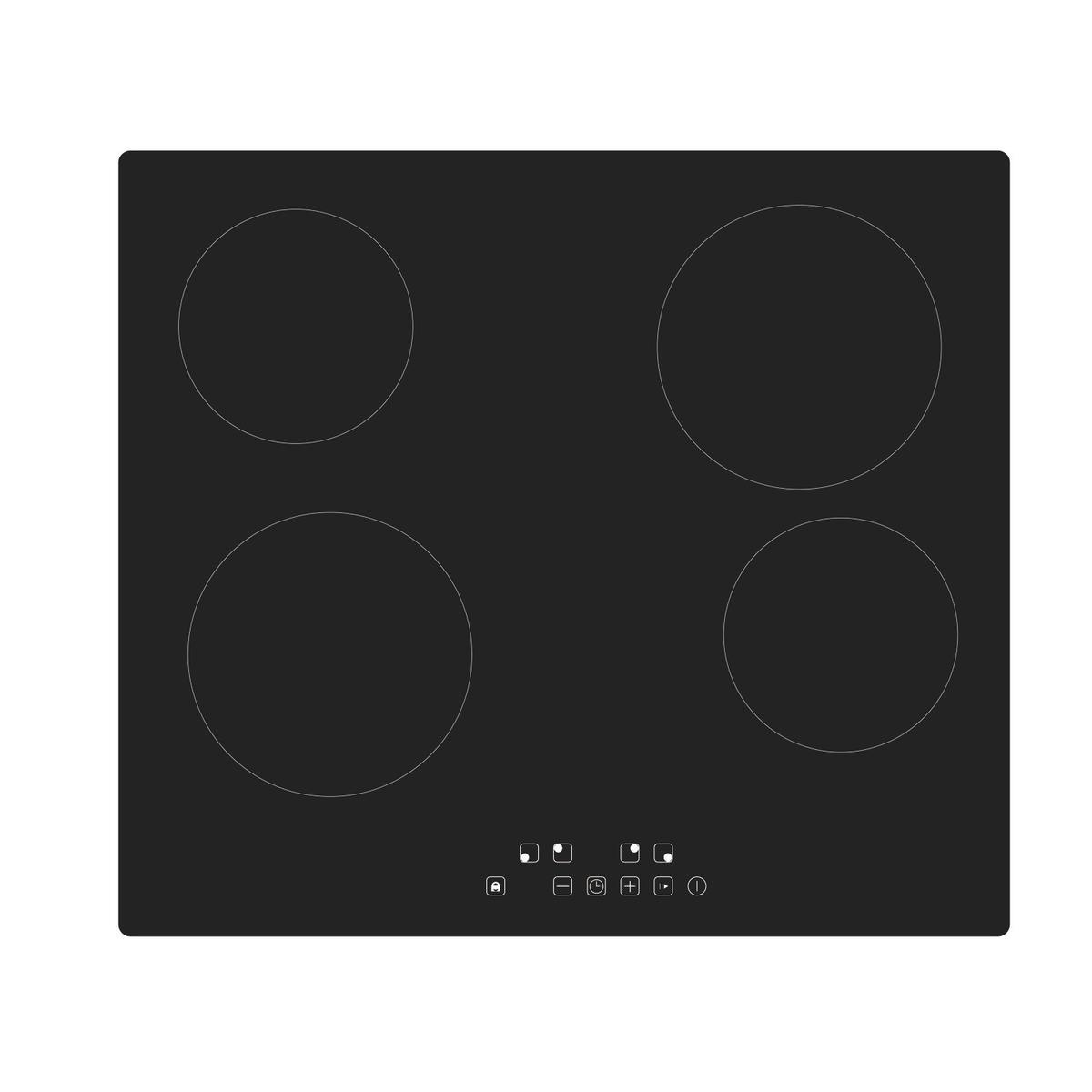 electriQ 60cm 4 Zone Ceramic Hob image 1