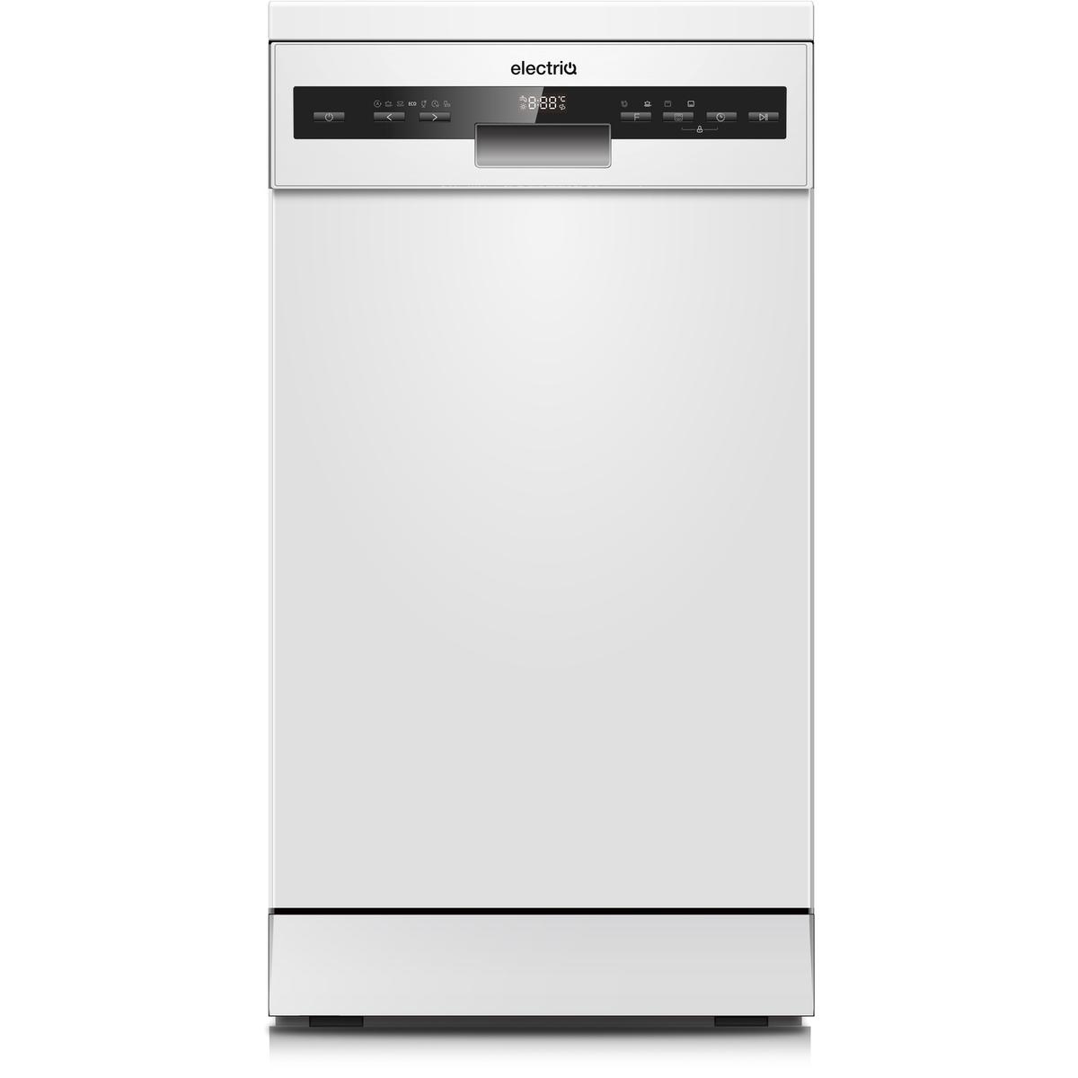 Refurbished electriQ eqdw45pw 10 Place Freestanding Dishwasher White