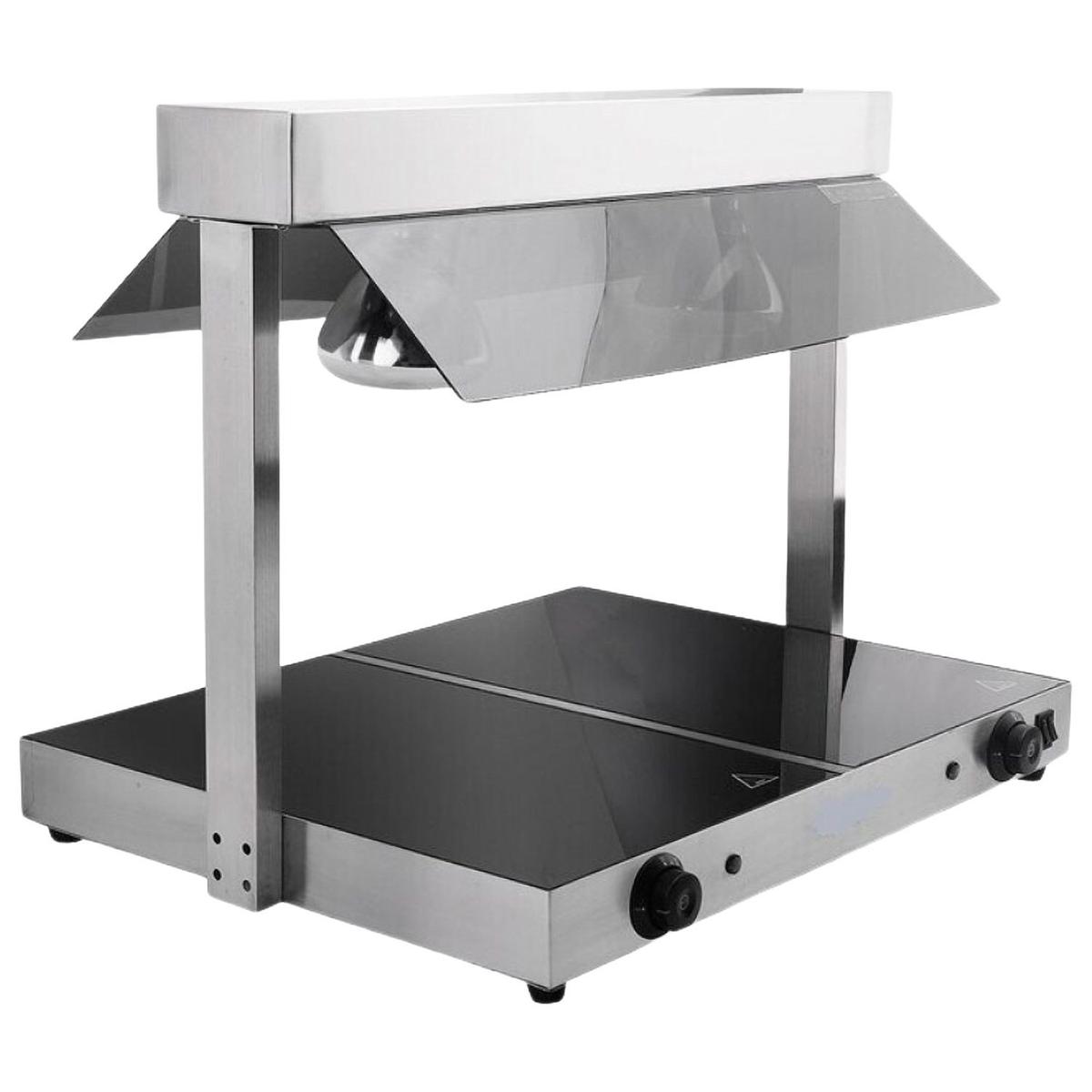 Hamoki TC2F Countertop Twin Lamp Heated Display with Heated Base - Plug In