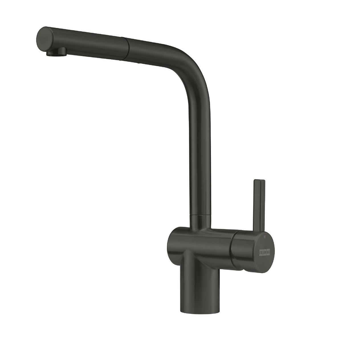 Franke Atlas Neo Single Lever Pull Out Monobloc Kitchen Mixer Tap - Black