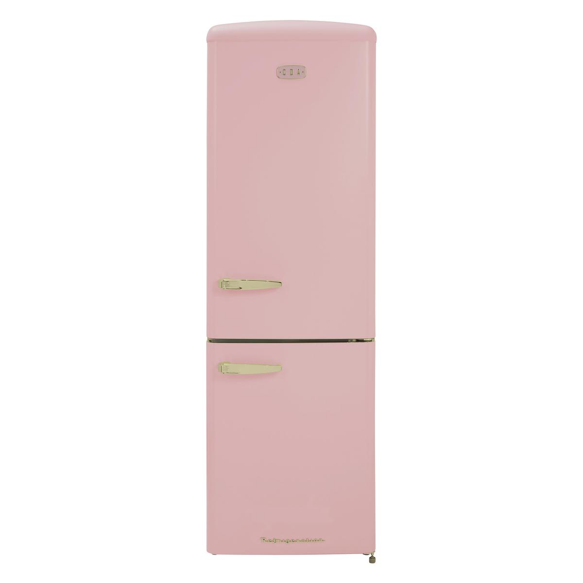 CDA 330 Litre 60/40 Retro Freestanding Fridge Freezer - Florence Tea Rose