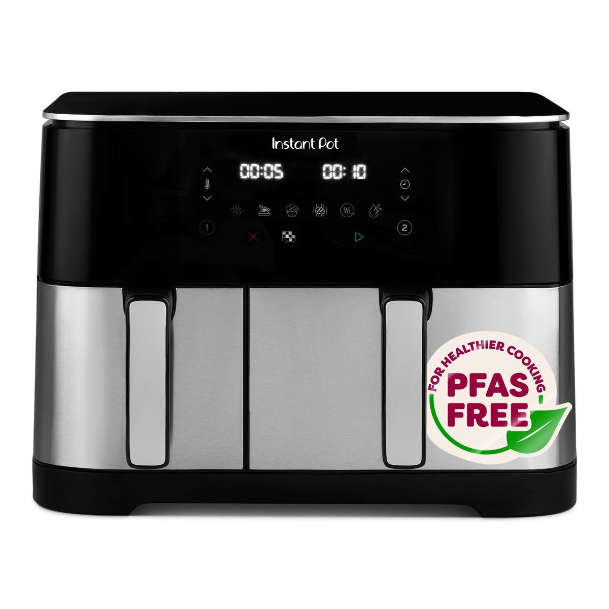 Instant Pot Dual Vortex 11L Air Fryer - Stainless Steel