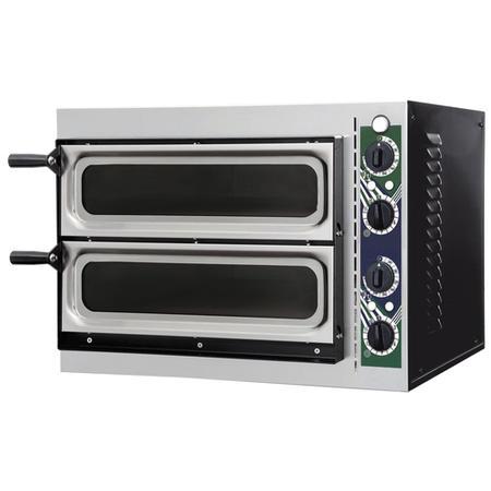 Hostek Nevo 2/40 Italian Double Deck Pizza Oven - 2 x 14" Pizzas, 1 Phase