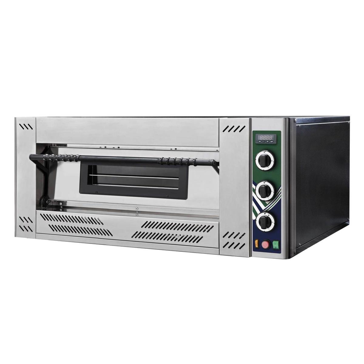 Hostek GXL4 Alfa Italian Single Deck Gas Pizza Oven - 4 x 14" Pizzas