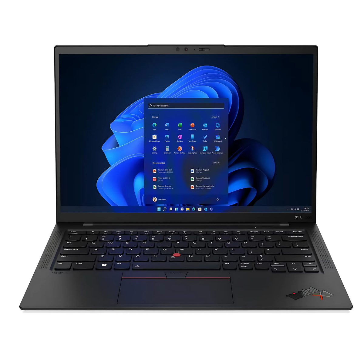 Refurbished Lenovo ThinkPad X1 G8 Core i7 10th gen 16GB RAM 256GB SSD 14 Inch Windows 11 Pro Laptop
