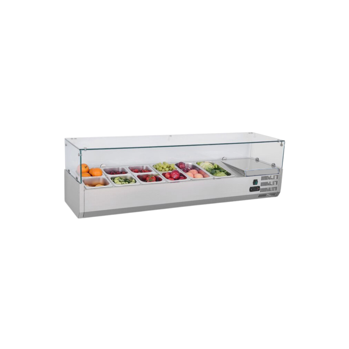 Steelmore VRX1500/330 Refrigerated Topping Unit - 1500mm Wide 7 x 1/4 GN