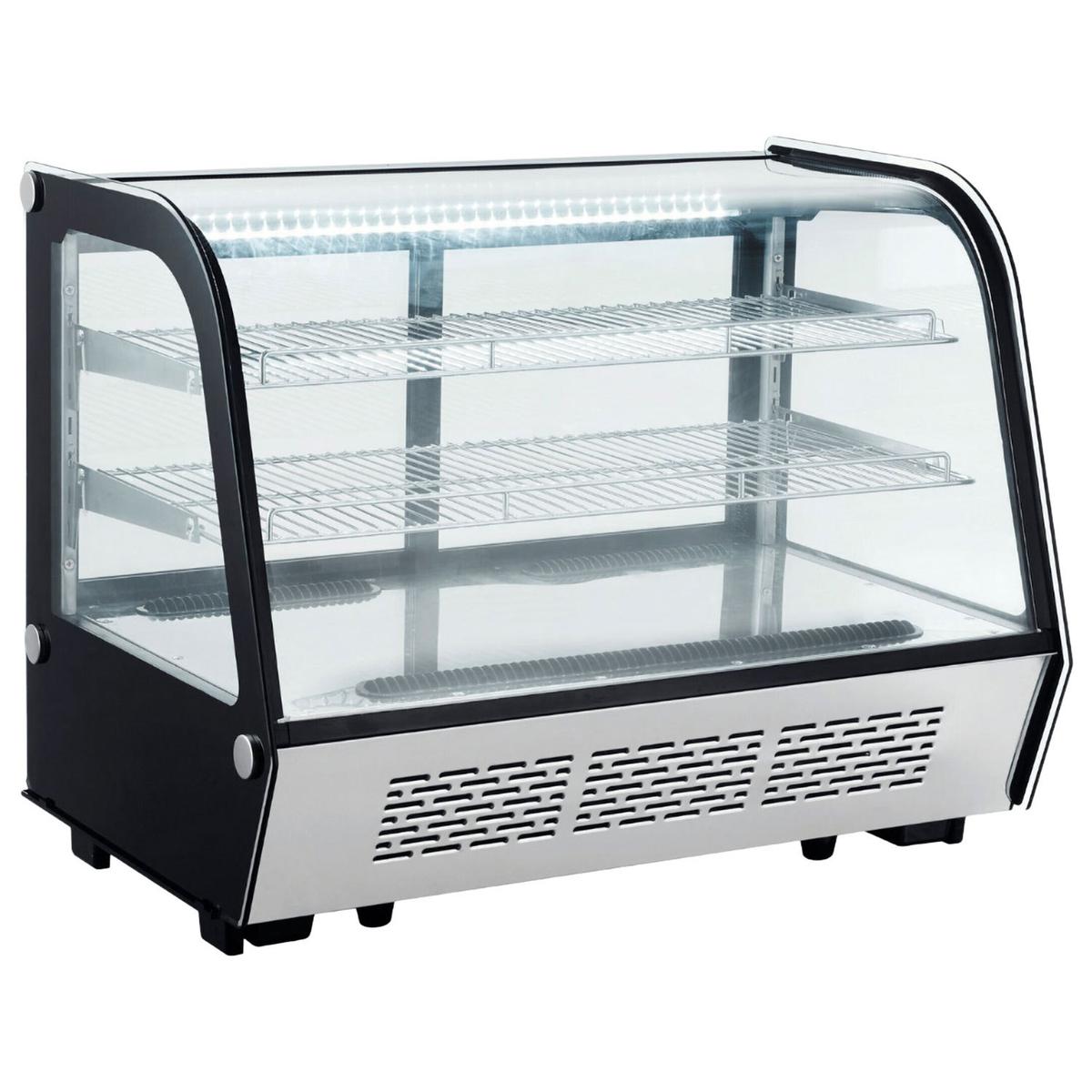 Steelmore Premium Countertop Display Fridge - 160 Ltr Curved Glass