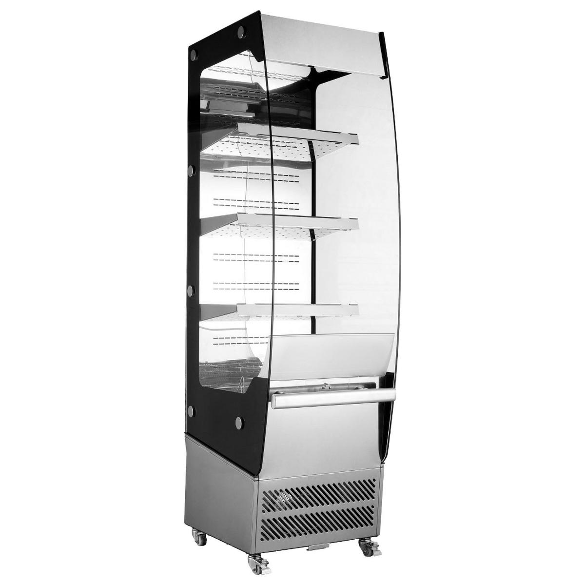 Steelmore RTR220L Slimline Open Front Multideck Display Fridge - 220 Ltr
