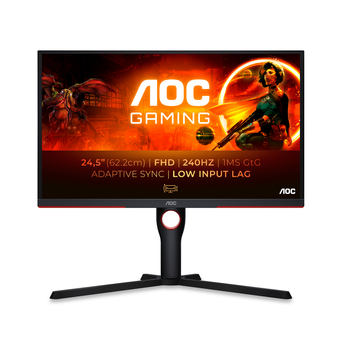 AOC G3 25G3ZM 25" VA Full HD 240Hz 0.5ms Gaming Monitor