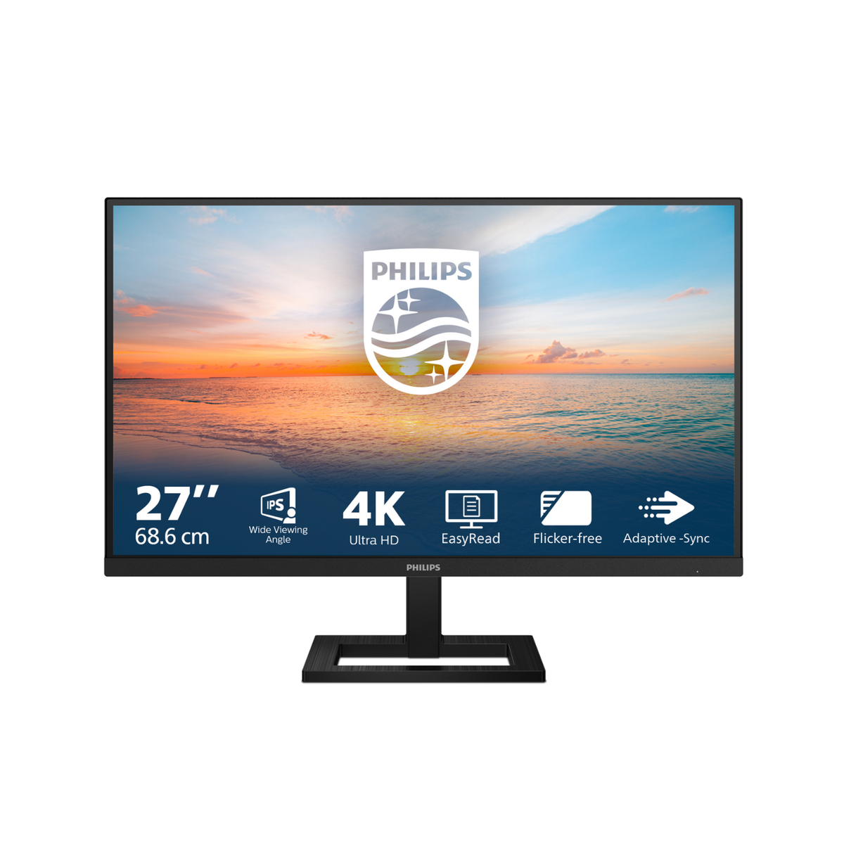 Philips 1000 Series 27" IPS 4K UHD Height-Adjustable Monitor