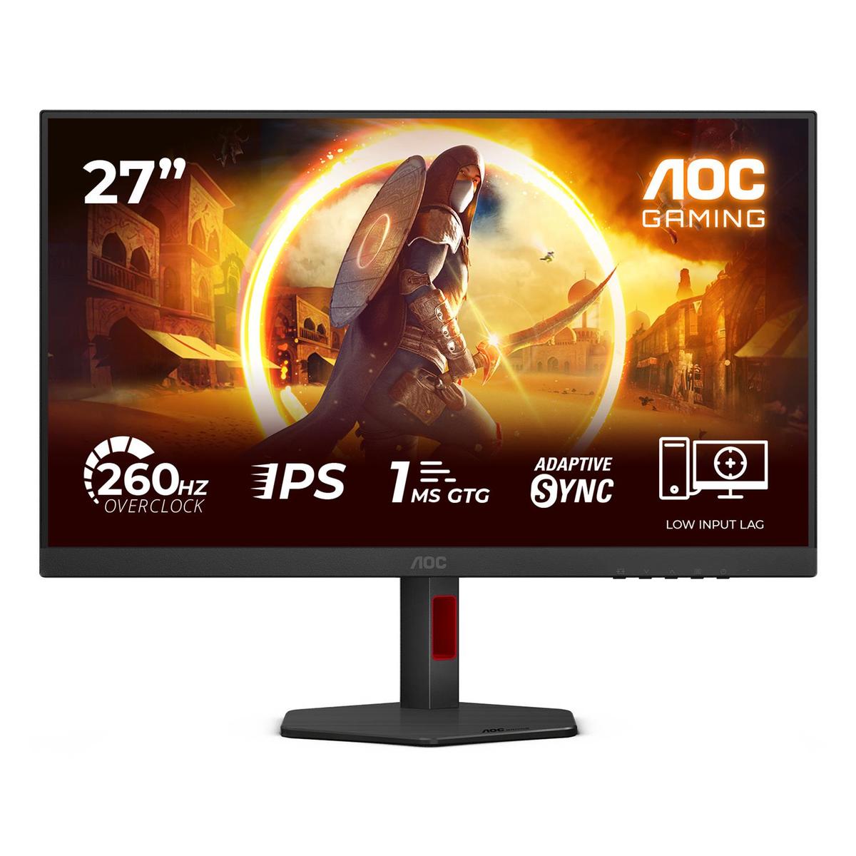 Refurbished AOC 27G4ZR 27" Fast IPS Full HD 260Hz 0.3ms Gaming Monitor