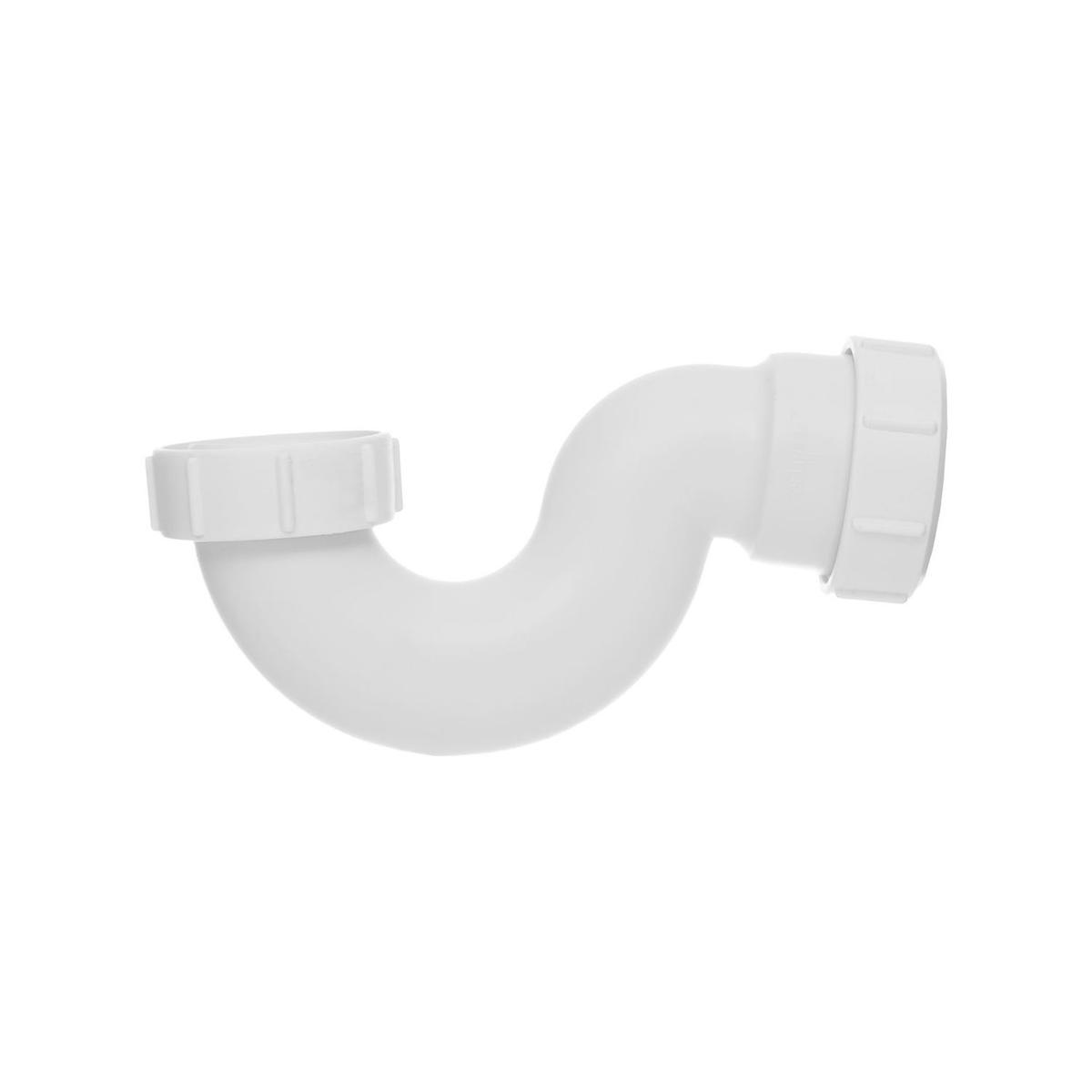 1.5" 19mm Water Seal Multifit Outlet Low Level Shallow Bath Trap - Wirquin
