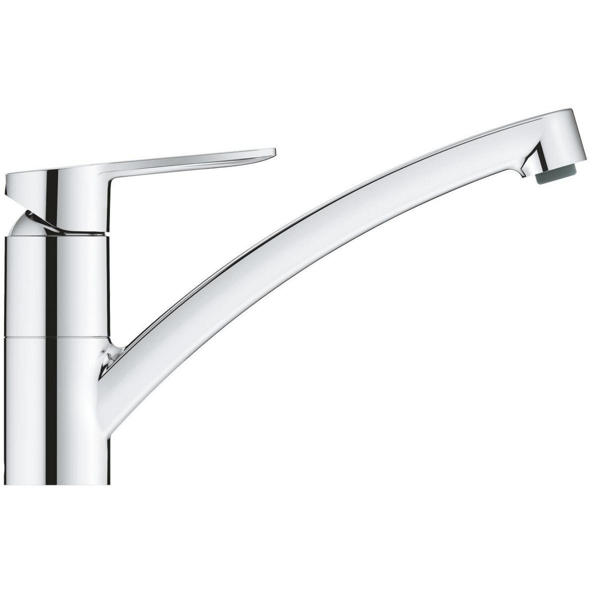 Grohe StartEco Single Lever Kitchen Mixer Tap - Chrome