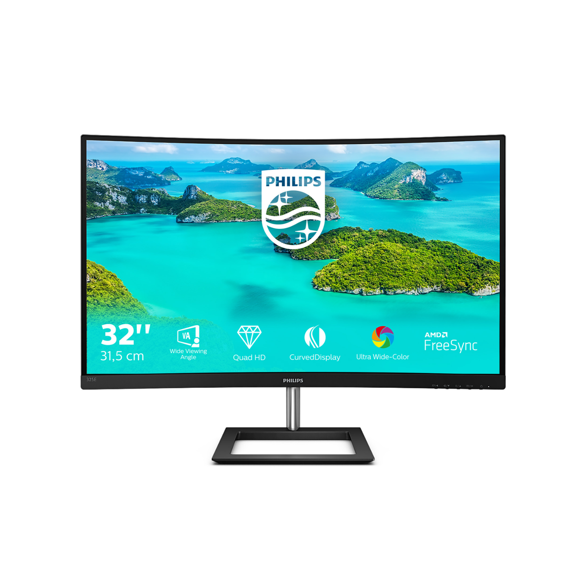 Philips E-Line 325E1C 32" VA QHD Curved Monitor
