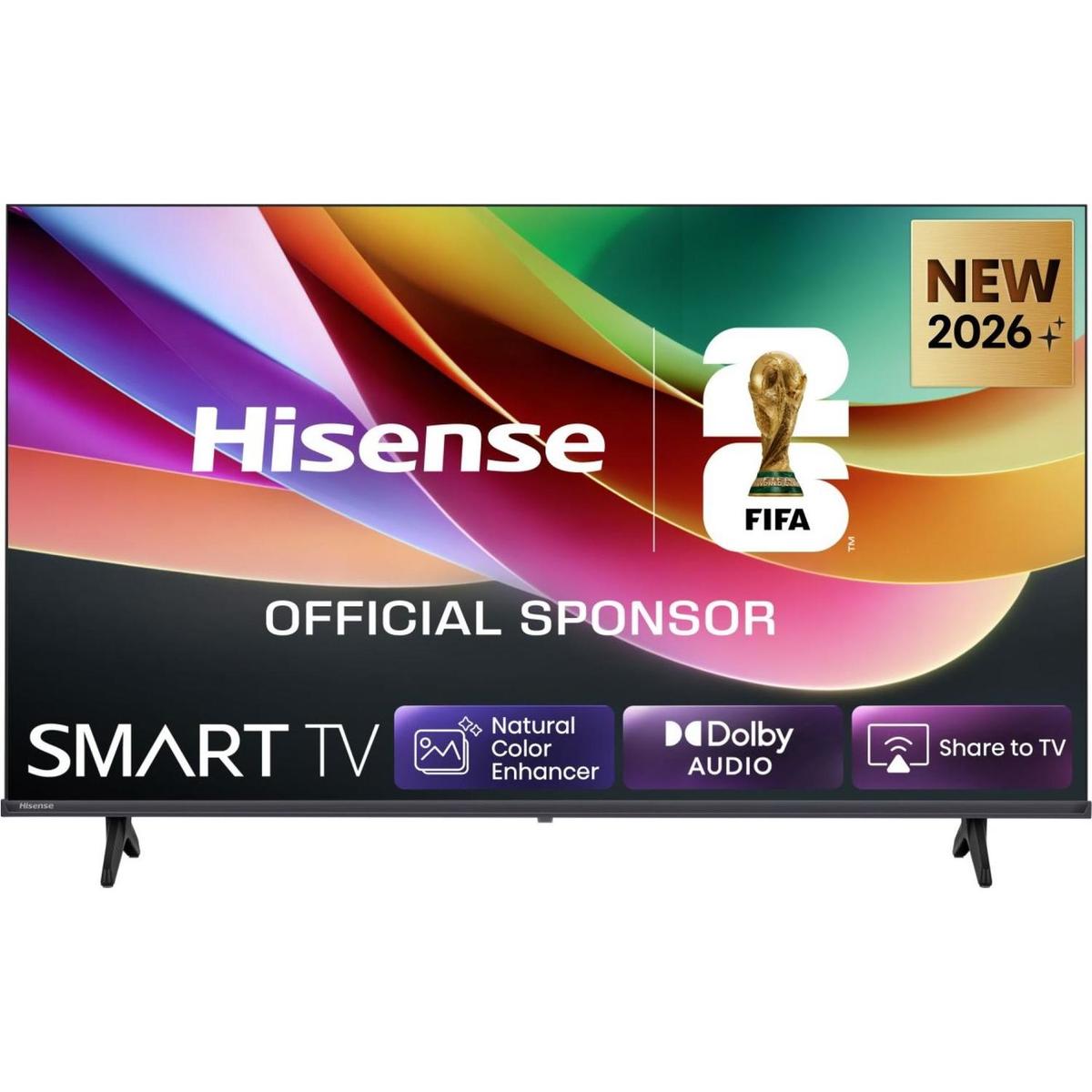 Hisense 32A4STUK 32 Inch Smart HD Ready LED TV – Smart TV with Built-In Wi-Fi & Freeview