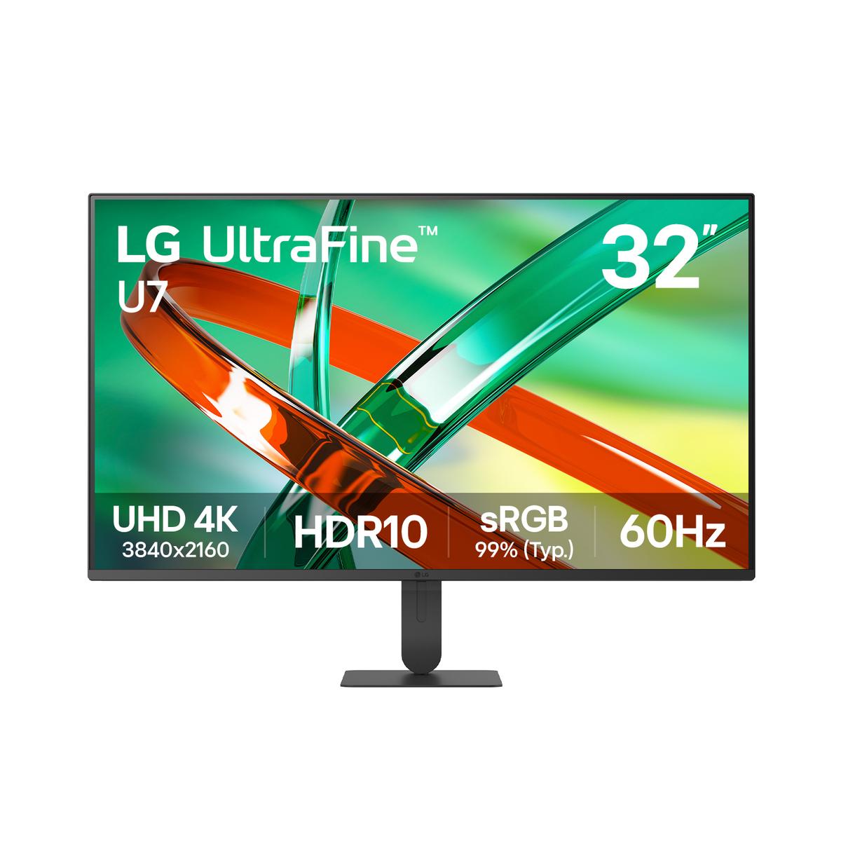 LG UltraFine U7 32" VA 4K UHD Height-Adjustable Monitor