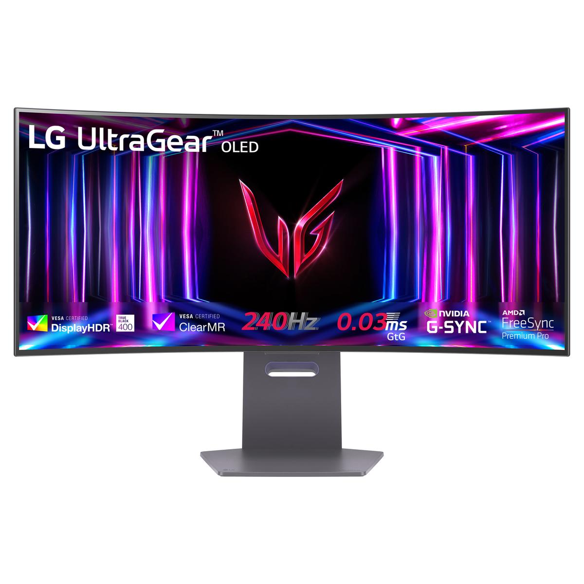 Refurbished LG UltraGear 34" OLED WUQHD 240Hz 0.03MS Curved Gaming Monitor