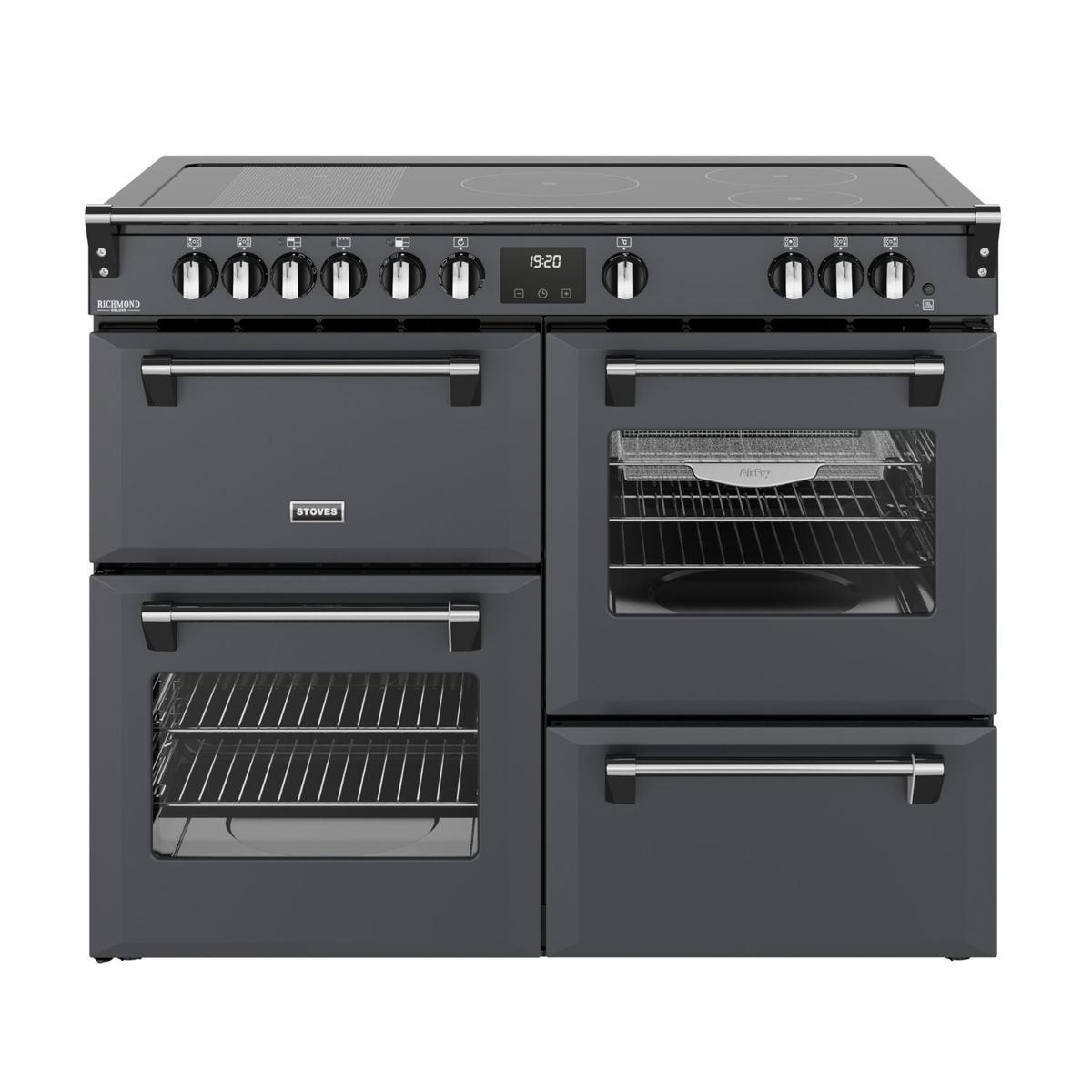 Stoves Richmond DX 110cm Electric Induction Range Cooker - Anthracite Grey