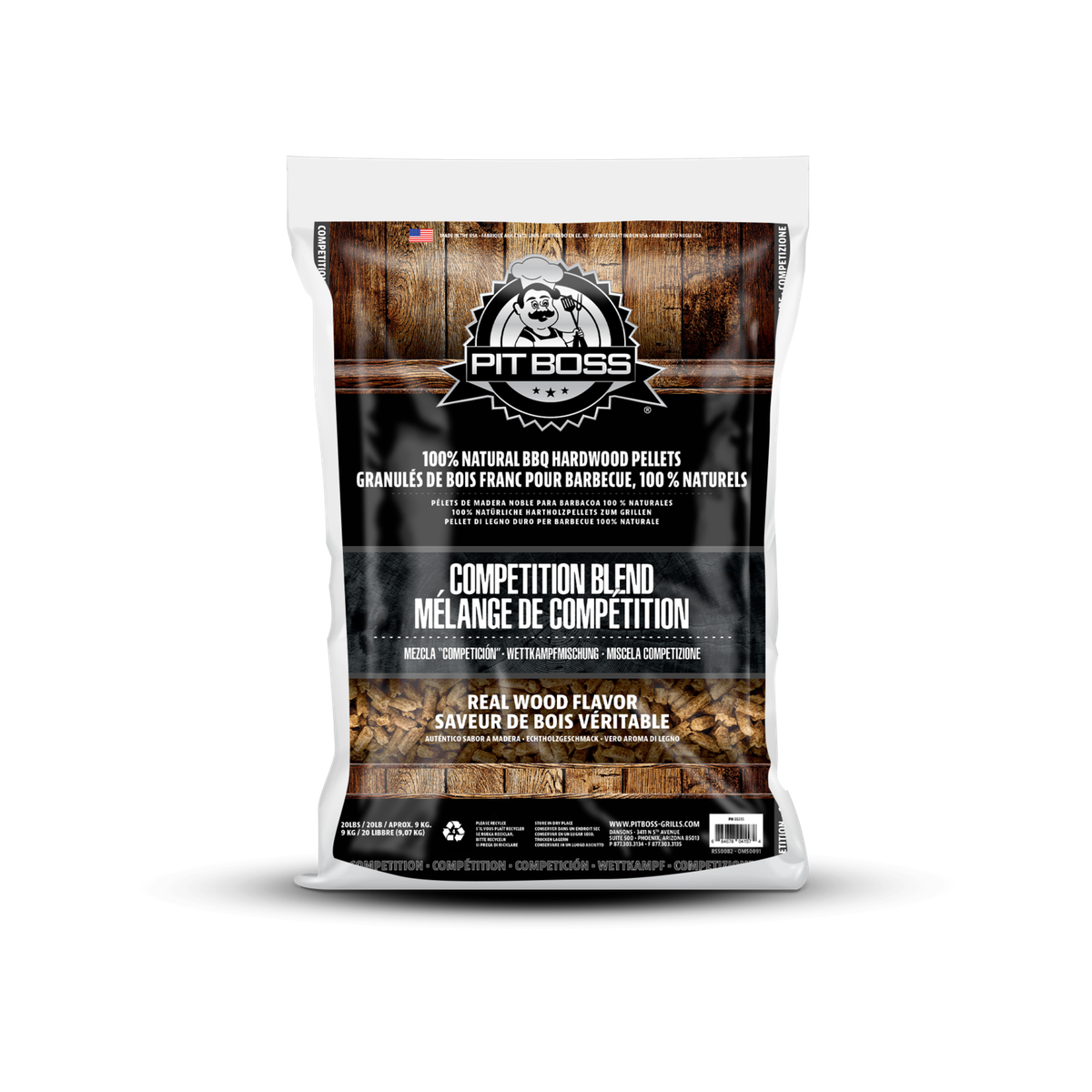Pit Boss Competition Blend 100% all-natural Hardwood Pellets
