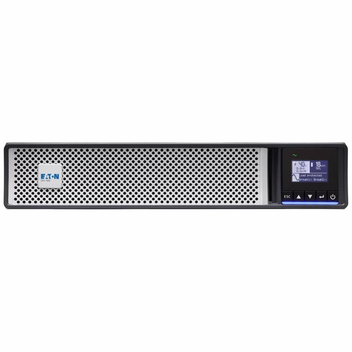 Eaton 5PX G2 - Netpack - UPS (rack-mountable / external 1500 Watt - 1500 VA - 1-phase - 9 Ah output connectors: 8 - 2U - black, silver