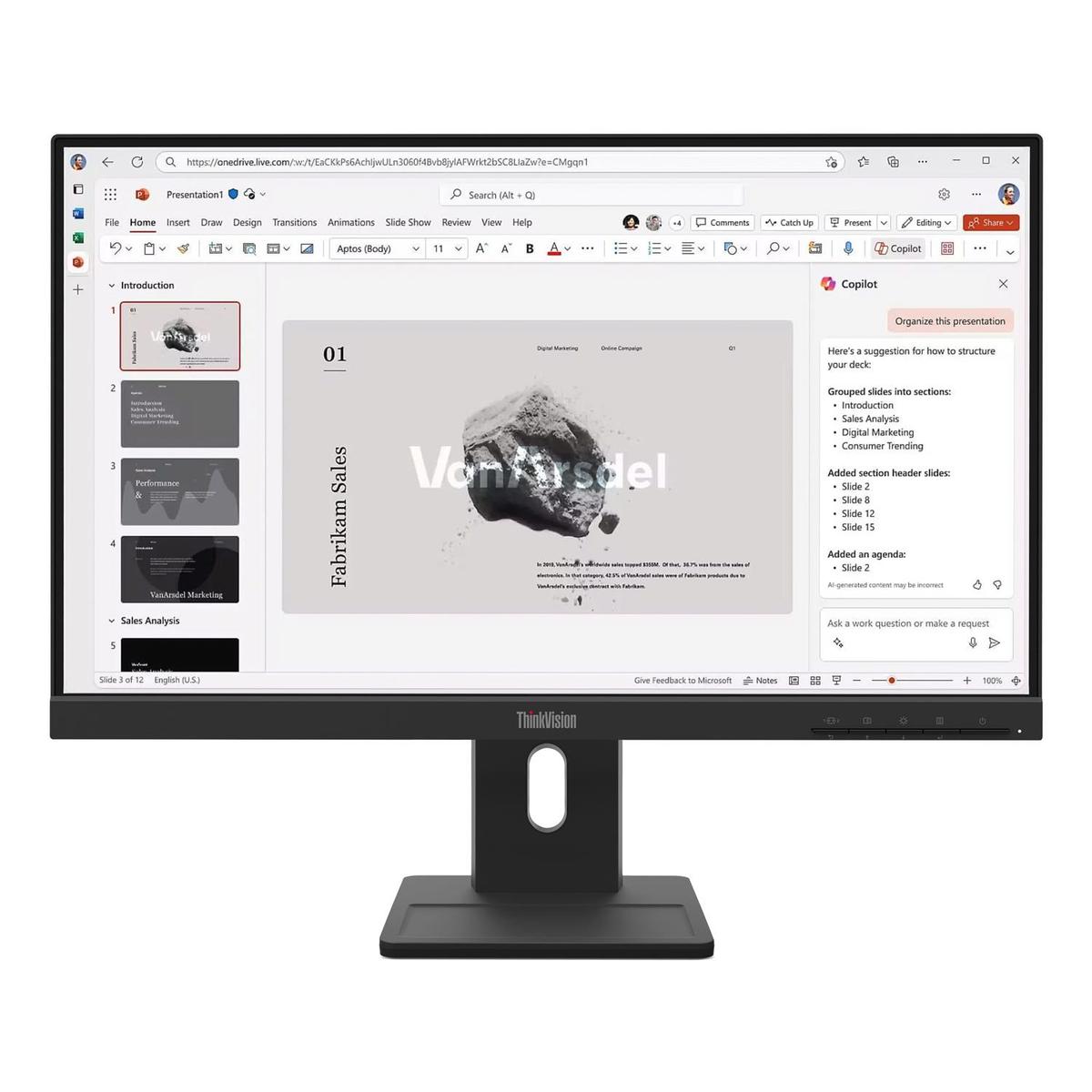 Lenovo ThinkVision E22-40 22" IPS Full HD Monitor