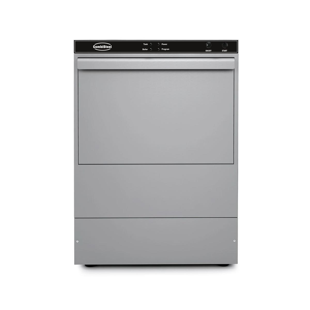 Combisteel ENT400 DP DDE Glasswasher - 400mm Basket Drain Pump - Single Phase Hardwired
