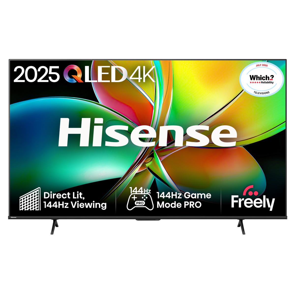 Hisense E78QTUK PRO 75 inch Smart 4K Ultra HD QLED TV