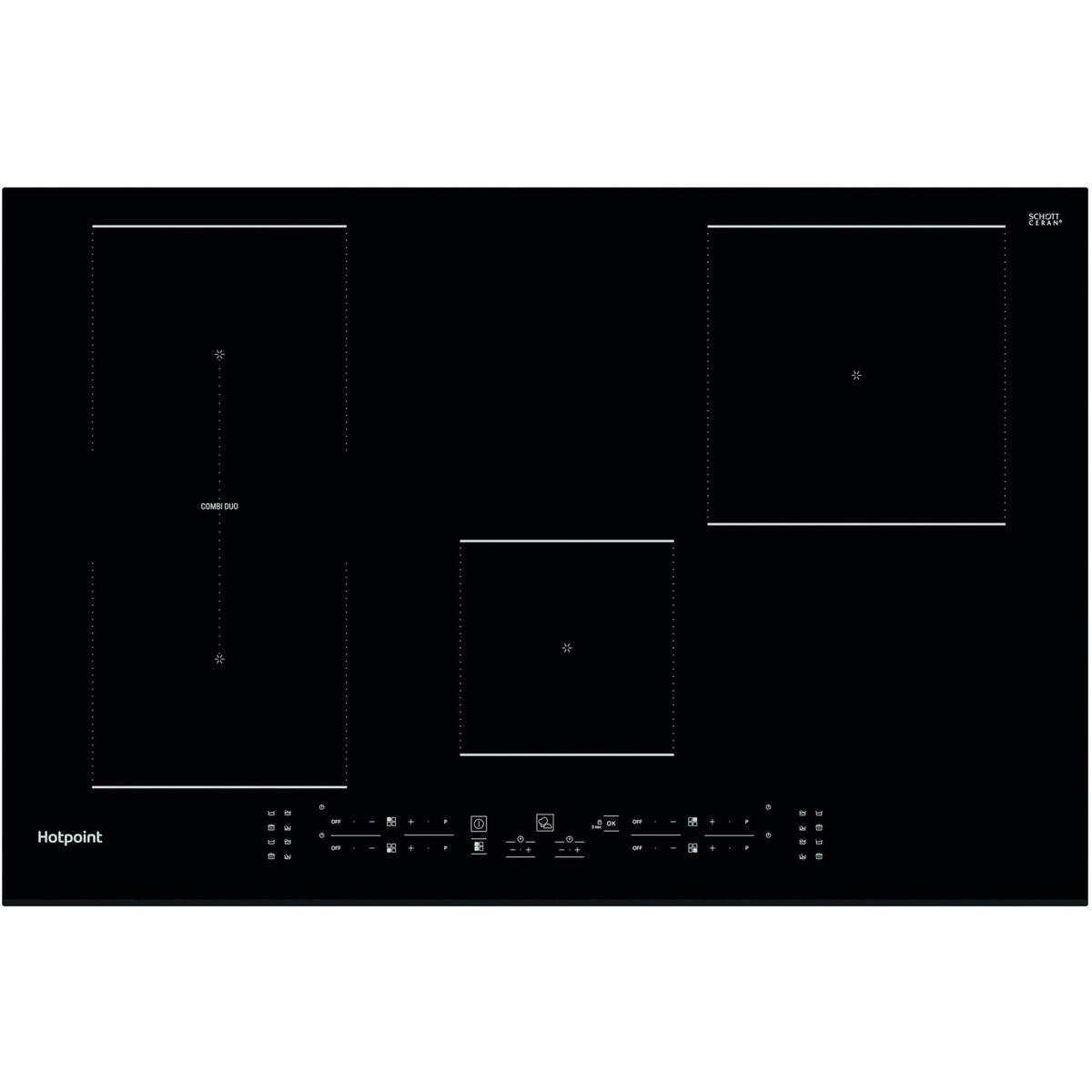 Refurbished Hotpoint TB3977BBF 77cm Induction Hob