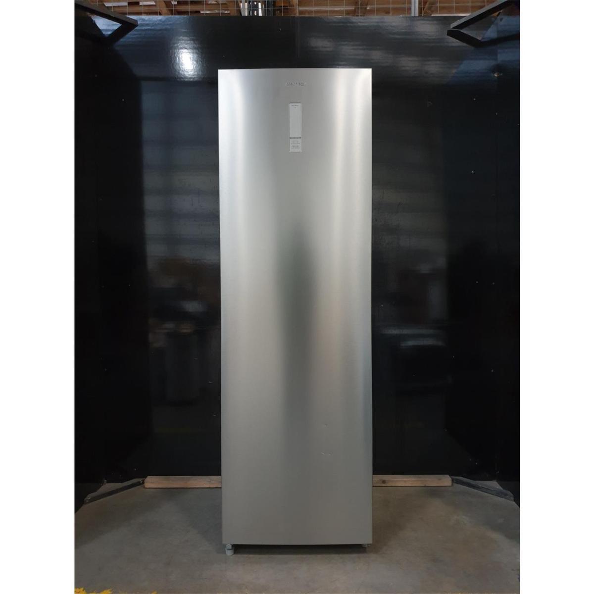 GRADE A2 - electriQ 272 Litre Frost Free Freestanding Upright Freezer - Inox