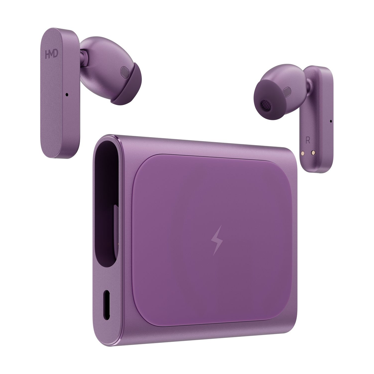 HMD Amped Buds Wireless Earphones with Integrated Powerbank - Pink