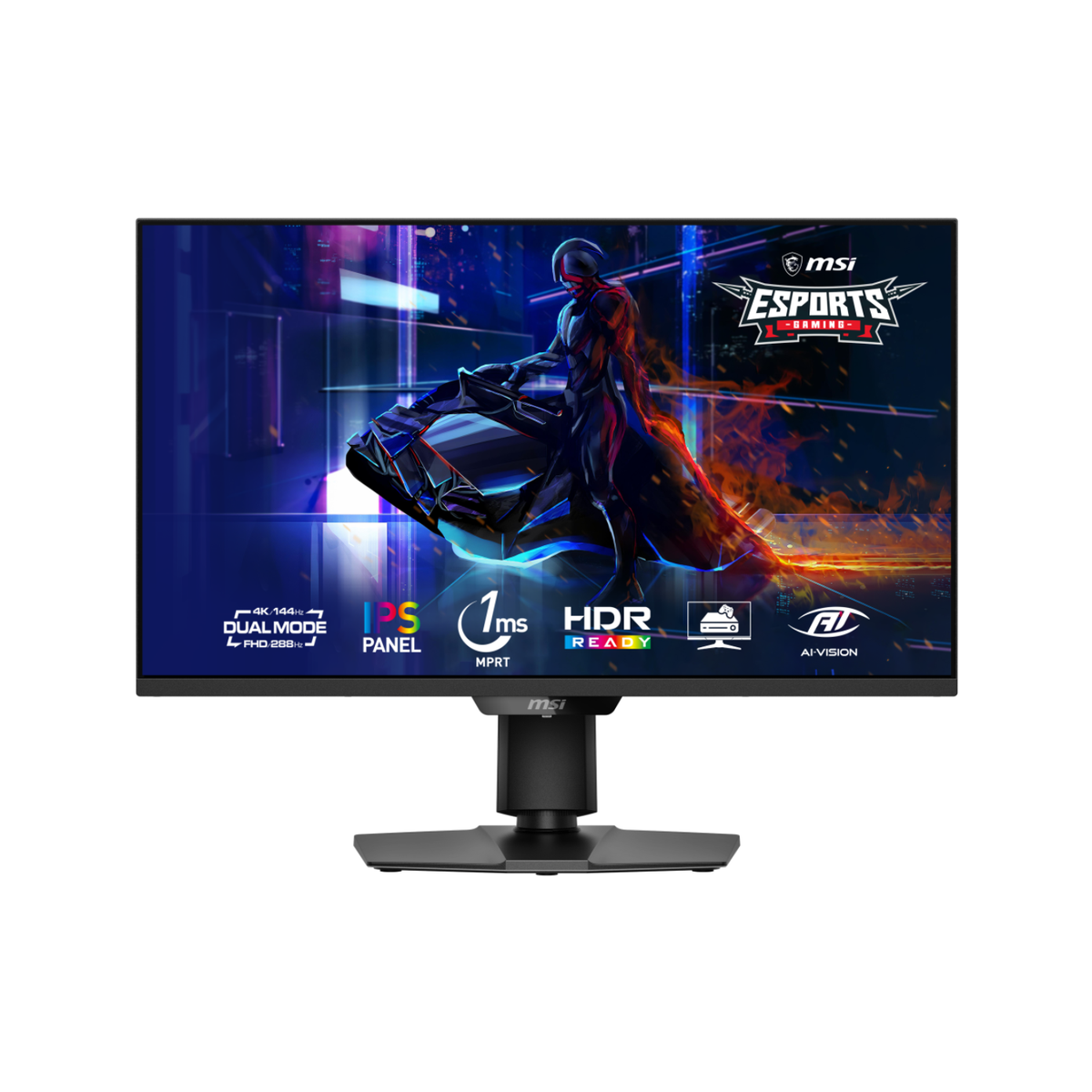 MSI MAG 275UPD E14 27" IPS Dual Mode 4K UHD 144Hz Full HD 288Hz 1ms Gaming Monitor