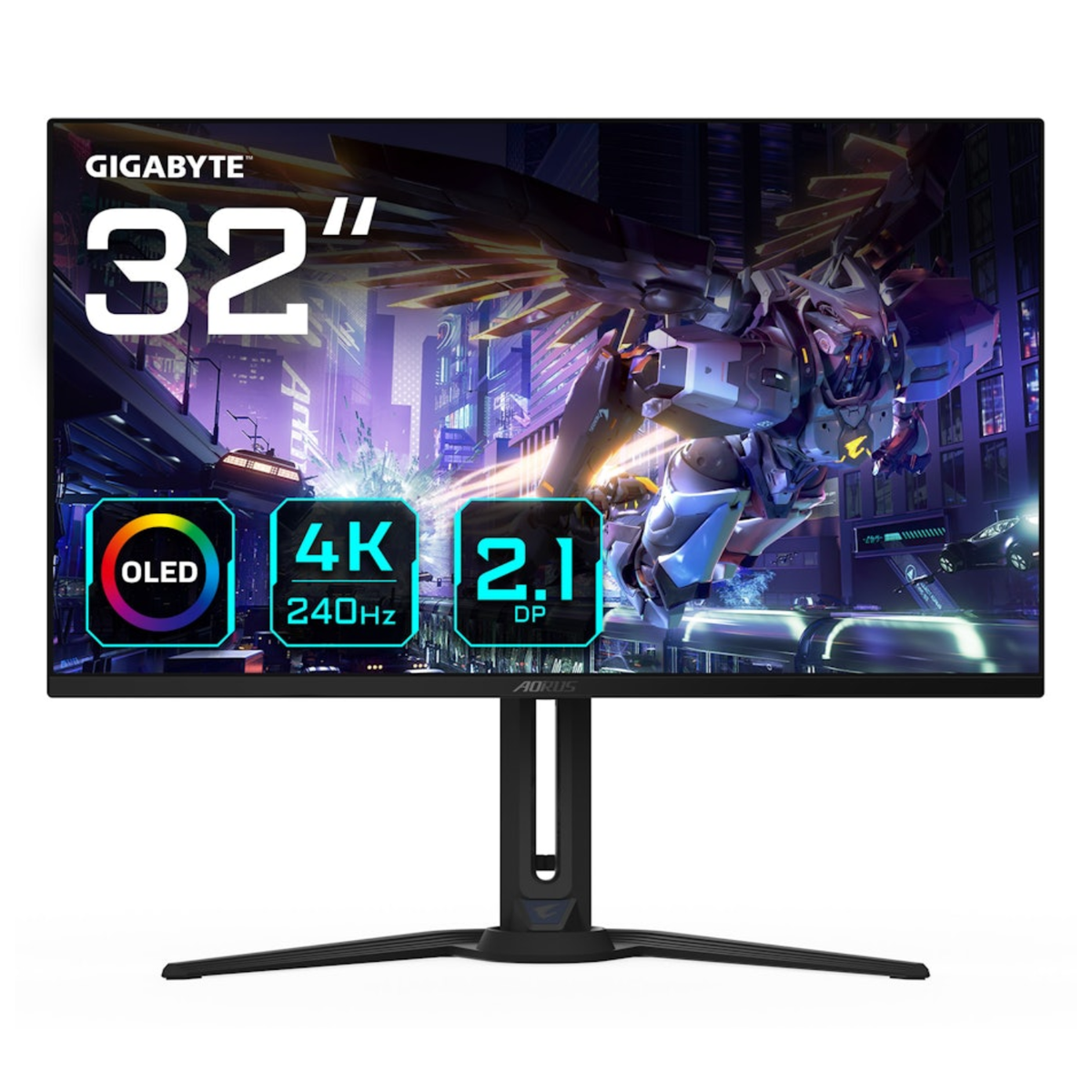 Refurbished GIGABYTE AORUS FO32U2P 32" OLED 4K UHD 240Hz 0.03ms USB-C Gaming Monitor