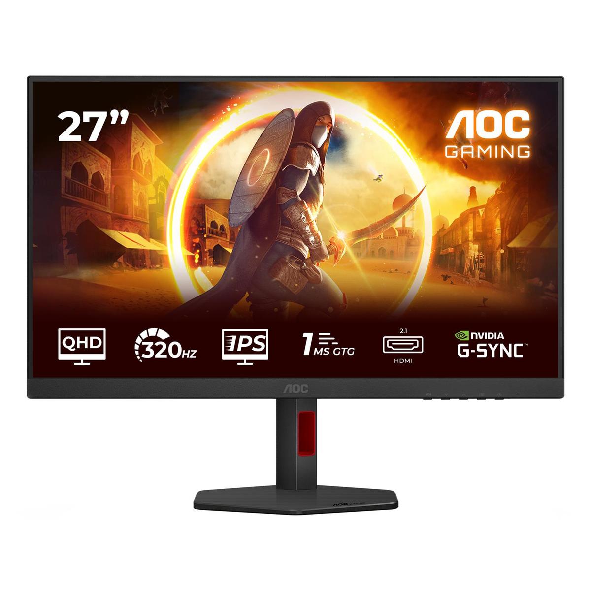 Refurbished AOC G4 Q27G4SRU 27" Fast IPS QHD 320Hz 0.3ms Gaming Monitor