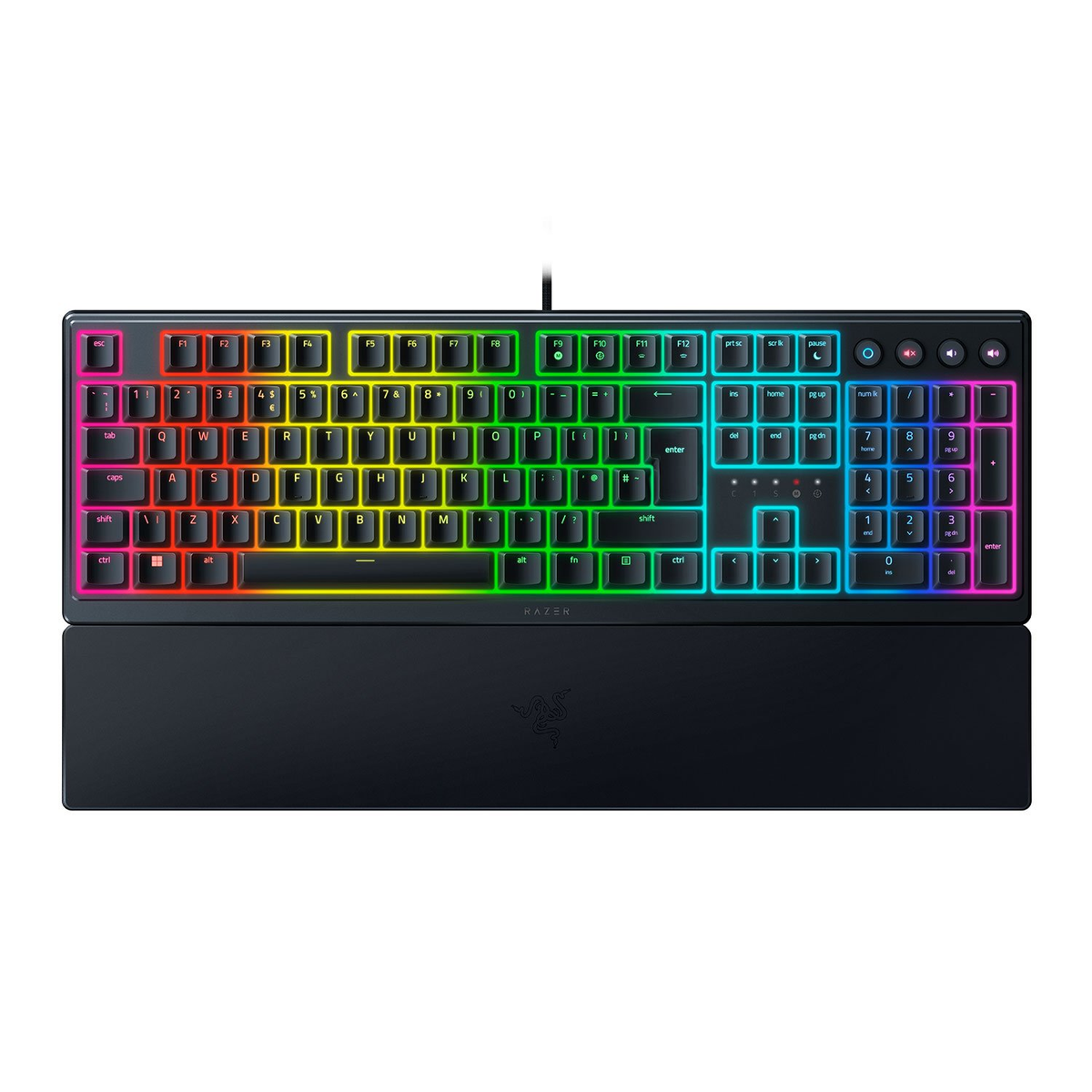 Razer Ornata V3 Low Profile Mecha Membrane Switches Wired Gaming Keyboard