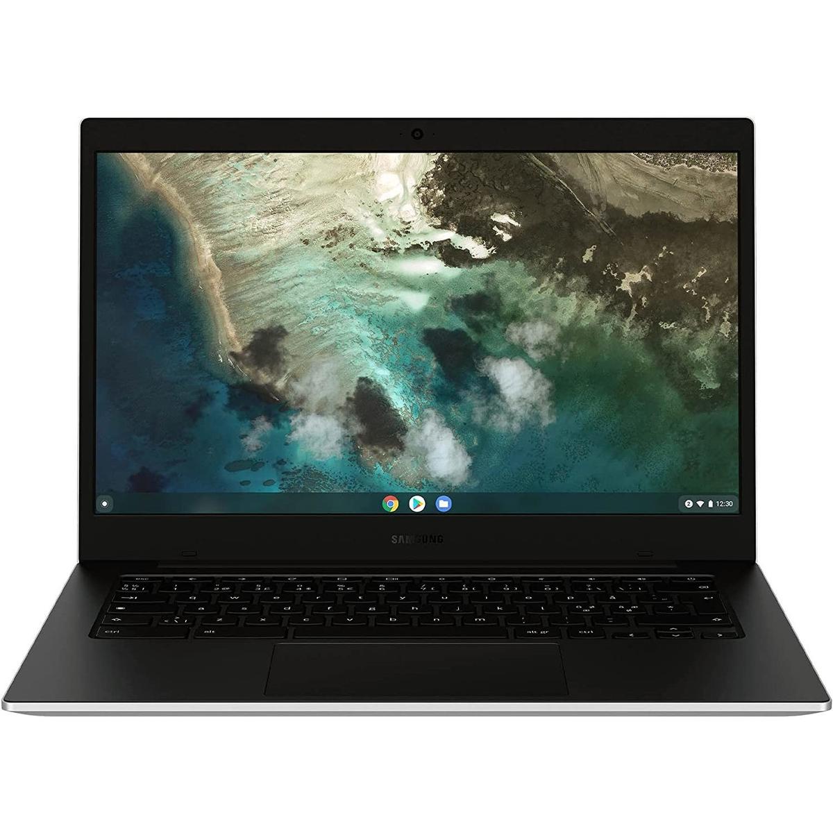 Refurbished Samsung Galaxy Go Intel Celeron N4500 4GB RAM 64GB eMMC 14 Inch Chromebook - Silver