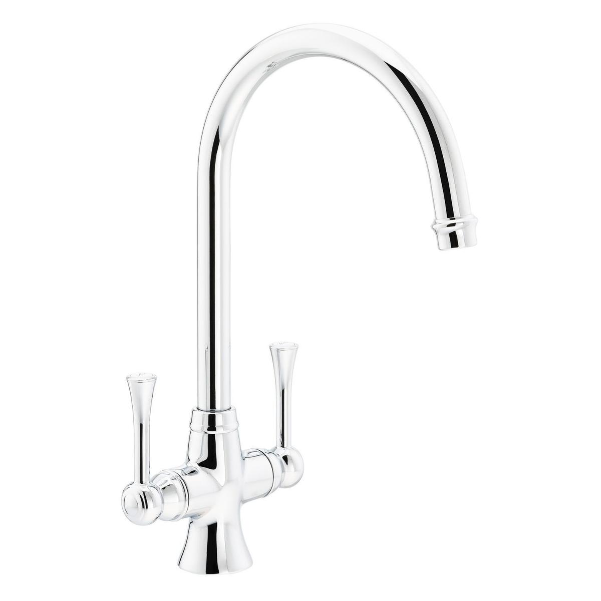 Abode Gatsby Dual Lever Mixer Tap - Chrome