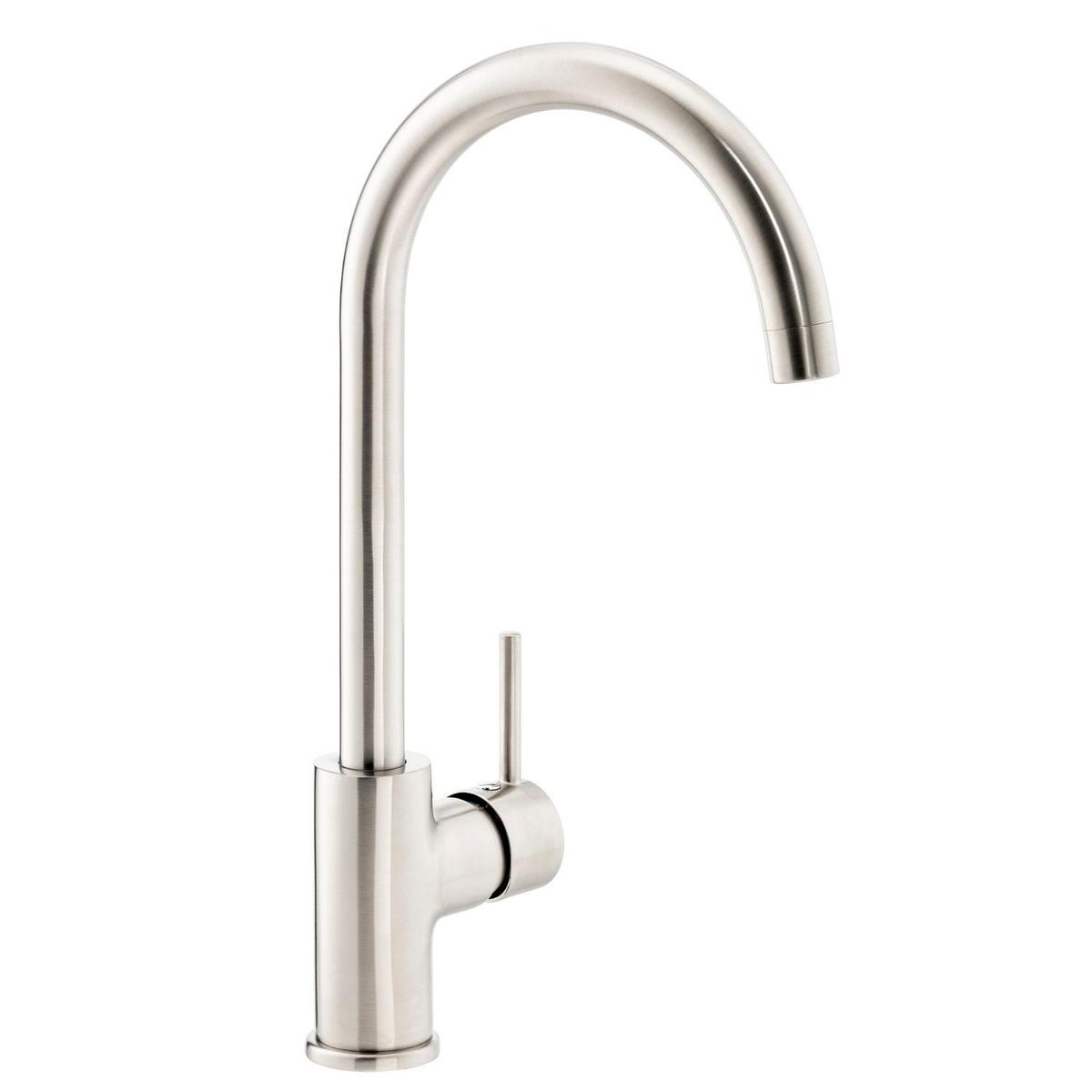 Abode Nico Single Lever Mixer Tap - Brushed Nickel