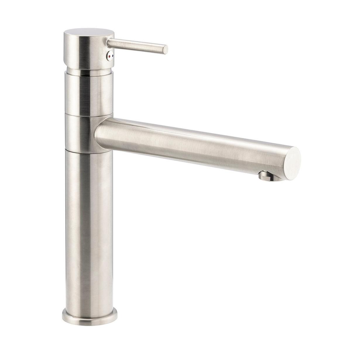 Abode Tower Single Lever Mixer Tap - Brushed Nickel