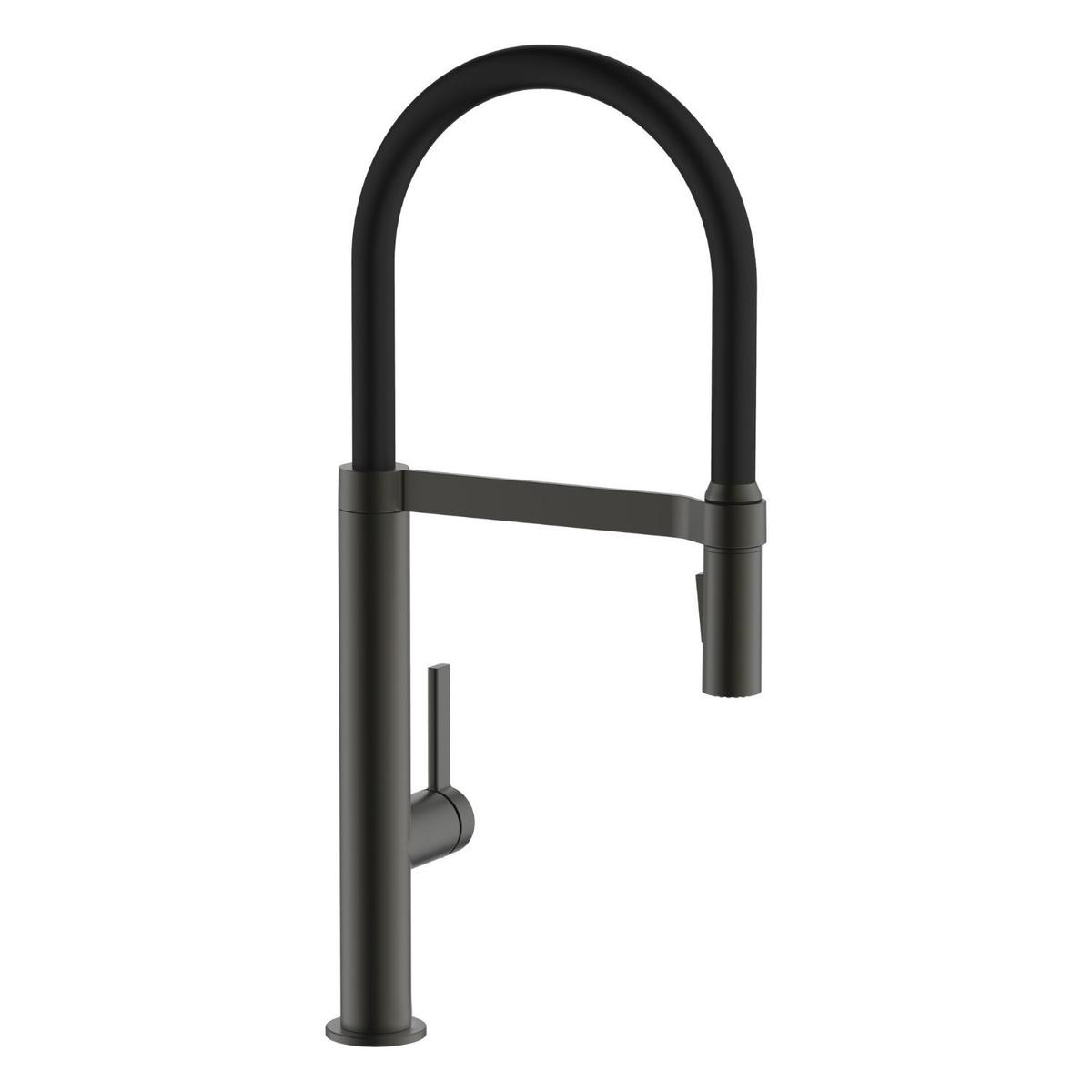 Abode Carbon Professional Spray Single Lever Mixer Tap - Gunmetal